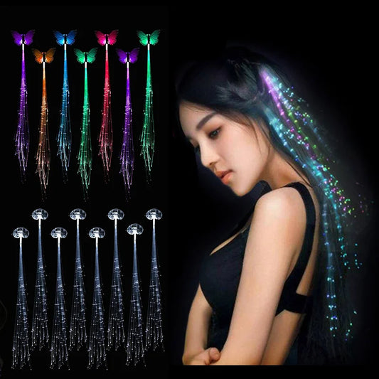 5/12 Pcs Glowing Hair Braid